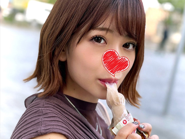 【ハーフ系激かわJD】「もっと感じさせて♡」激しいハメ撮りで大興奮！ハーフ美少女のエロい反応！激しく愛撫されちゃう！